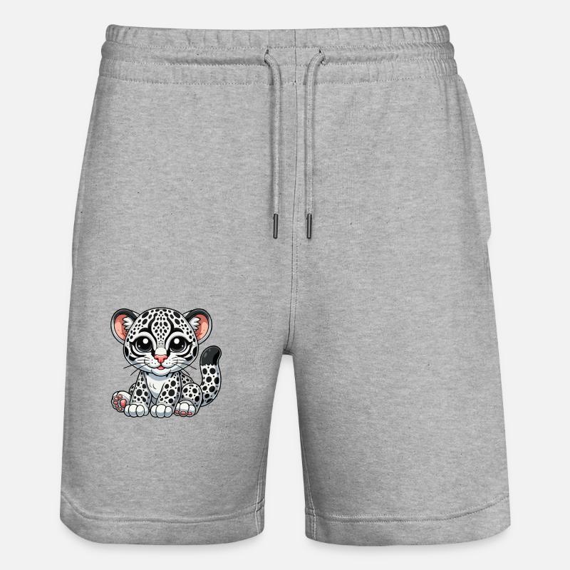 Ocelot - Short de jogging bio TRAINER Stanley/Stella unisexe - gris chiné