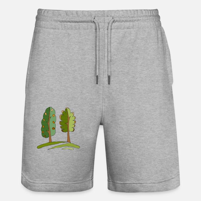 Arbre - Short de jogging bio TRAINER Stanley/Stella unisexe - gris chiné