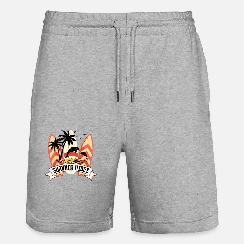 Summer vibes 1 - Short de jogging bio TRAINER Stanley/Stella unisexe - gris chiné