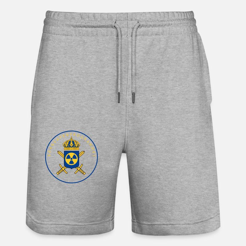 Das schwedische Atomwaffenprogramm - Stanley/Stella Unisex Bio Joggingshorts Trainer  - Grau meliert