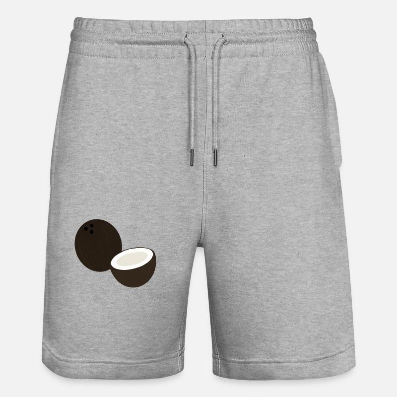 Noix de - Short de jogging bio TRAINER Stanley/Stella unisexe - gris chiné