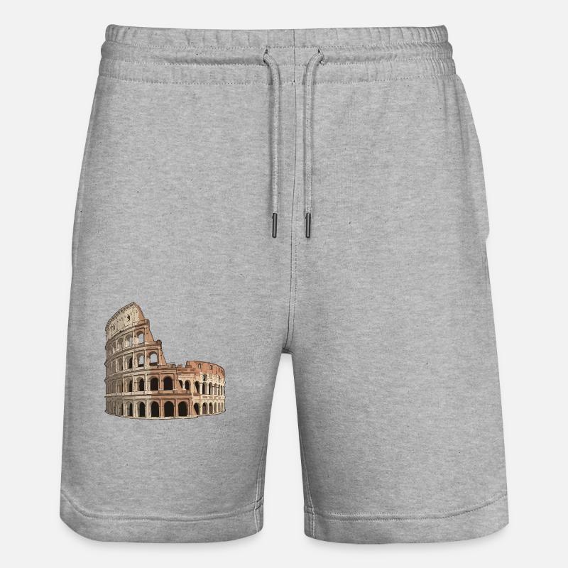 Colisée - Short de jogging bio TRAINER Stanley/Stella unisexe - gris chiné