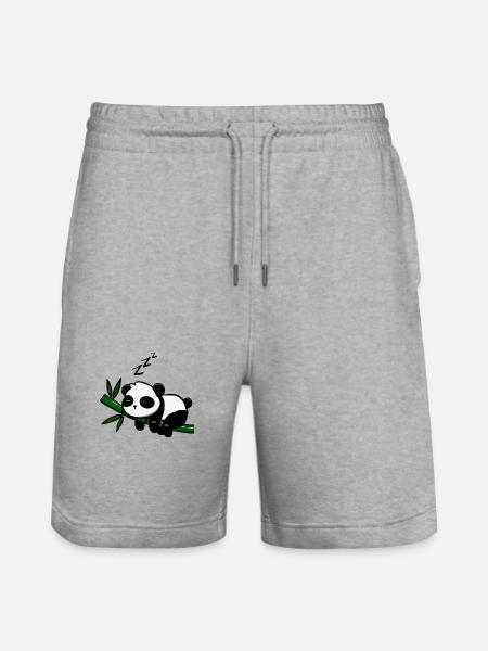 Pandodo - Short de jogging bio TRAINER Stanley/Stella unisexe - gris chiné