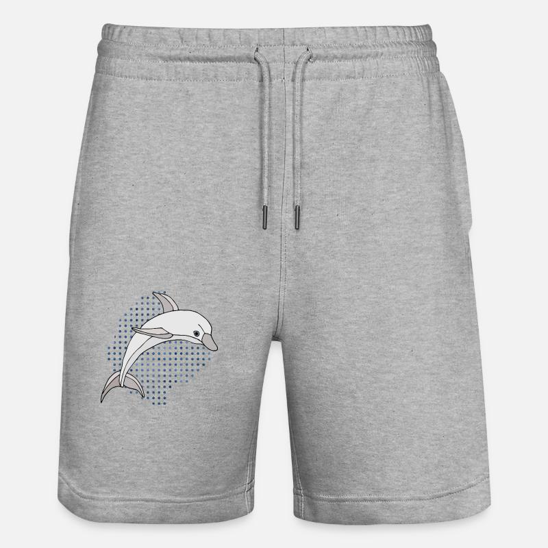 Dauphin - Short de jogging bio TRAINER Stanley/Stella unisexe - gris chiné
