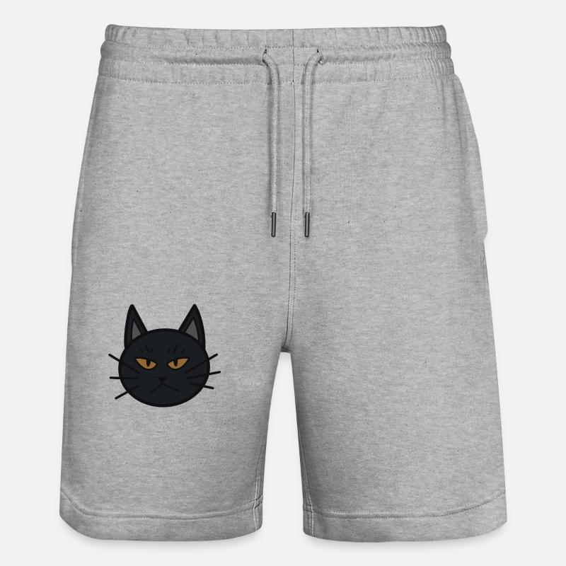 Néron le chat - Short de jogging bio TRAINER Stanley/Stella unisexe - gris chiné