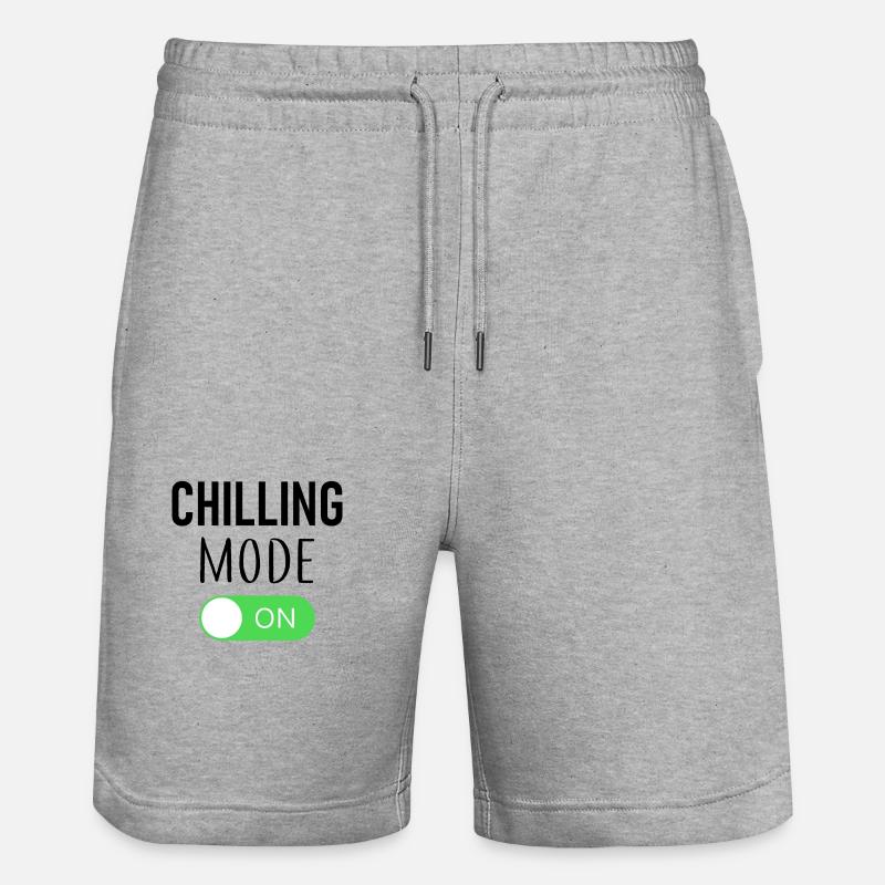 Mode refroidissement activé - Short de jogging bio TRAINER Stanley/Stella unisexe - gris chiné