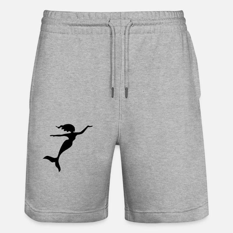 sirène - Short de jogging bio TRAINER Stanley/Stella unisexe - gris chiné