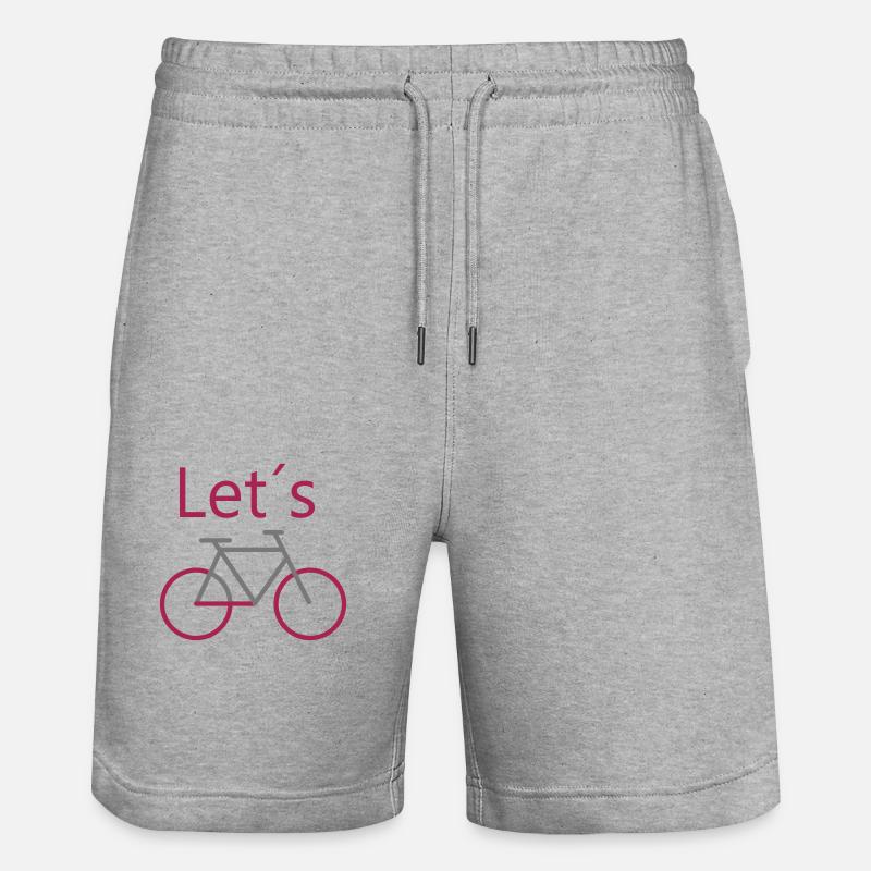 allons vélo - Short de jogging bio TRAINER Stanley/Stella unisexe - gris chiné