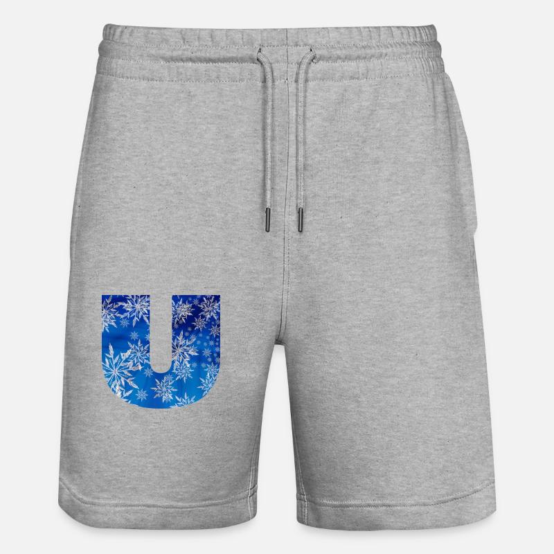 bleu hiver u - Short de jogging bio TRAINER Stanley/Stella unisexe - gris chiné