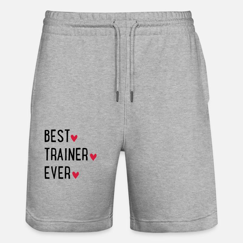 Trainer - Stanley/Stella Unisex Bio Joggingshorts Trainer  - Grau meliert