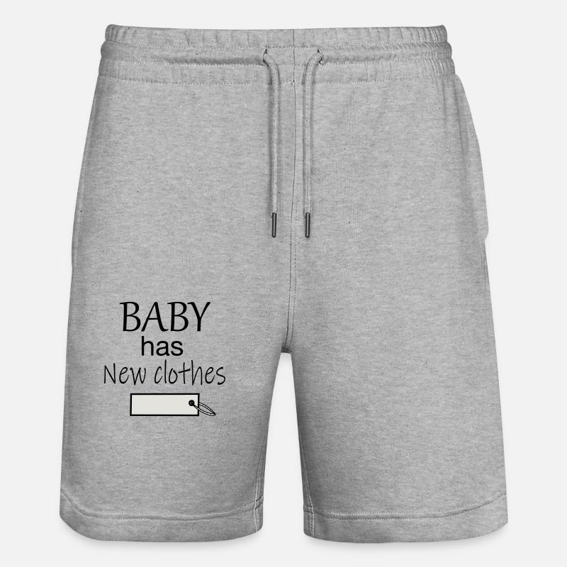 Bébé a de nouveaux vêtements - Short de jogging bio TRAINER Stanley/Stella unisexe - gris chiné