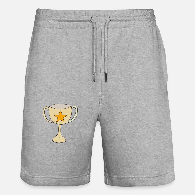 coupe - Short de jogging bio TRAINER Stanley/Stella unisexe - gris chiné