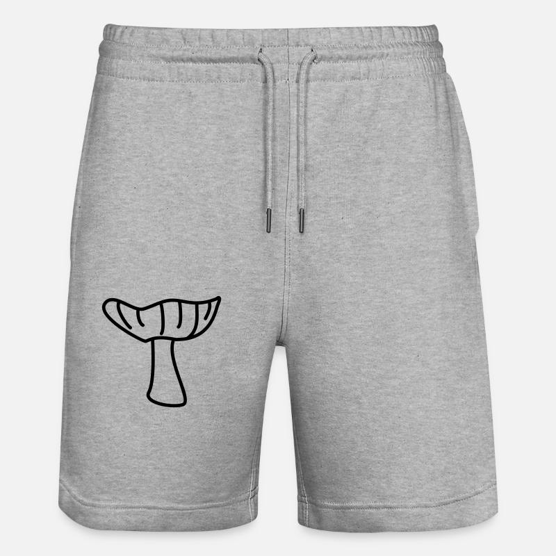 Champignon - Short de jogging bio TRAINER Stanley/Stella unisexe - gris chiné