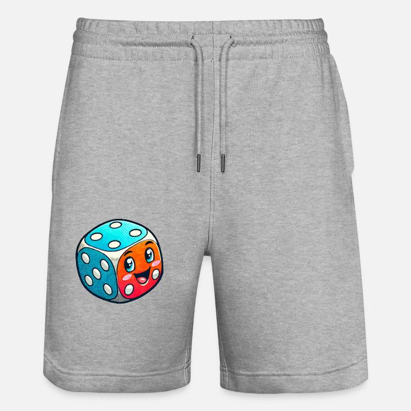 Bande dessinée Cube - Short de jogging bio TRAINER Stanley/Stella unisexe - gris chiné