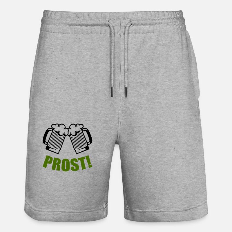 Santé de la bière - Short de jogging bio TRAINER Stanley/Stella unisexe - gris chiné