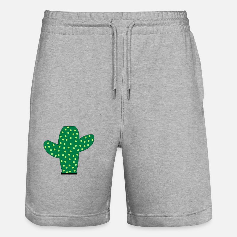 Cactus épineux - Short de jogging bio TRAINER Stanley/Stella unisexe - gris chiné