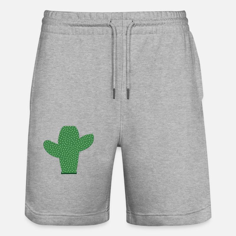 Cactus - Short de jogging bio TRAINER Stanley/Stella unisexe - gris chiné