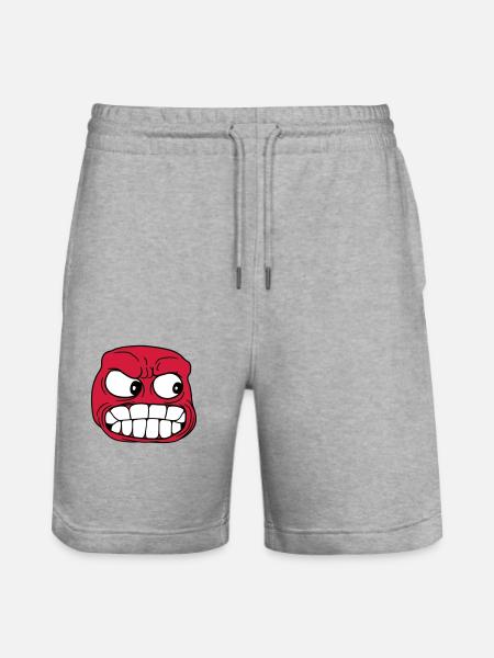 evil evil mastery lost together - Stanley/Stella Trainer Unisex Organic Jogging Shorts - heather grey