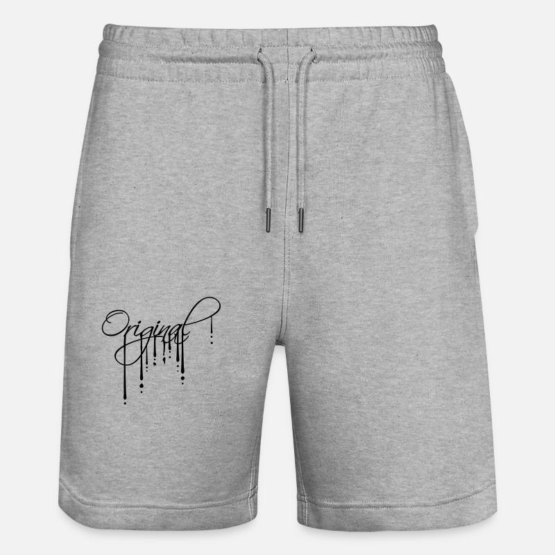 Logo Graffiti Original - Stanley/Stella Trainer Unisex Organic Jogging Shorts - heather grey