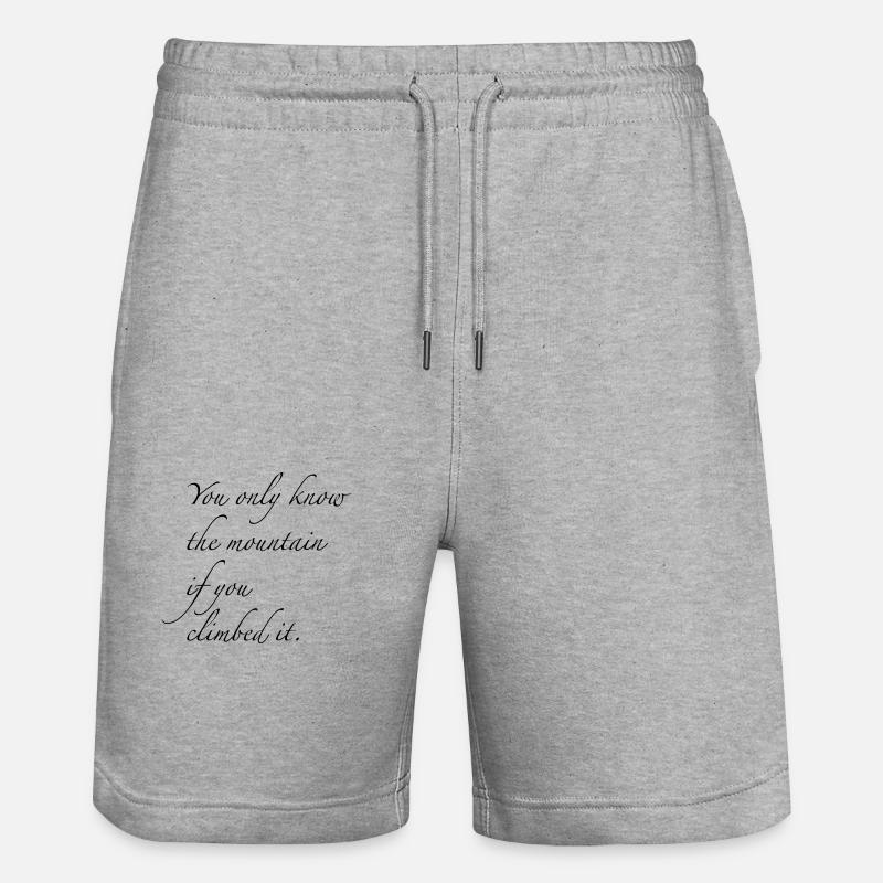 Berg - Short de jogging bio TRAINER Stanley/Stella unisexe - gris chiné