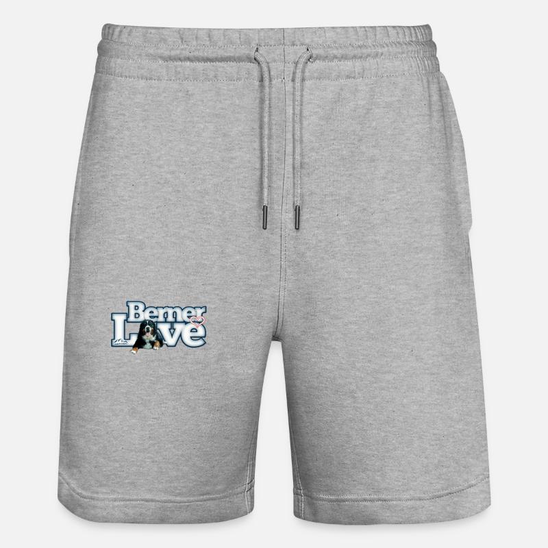Bouvier bernois - Short de jogging bio TRAINER Stanley/Stella unisexe - gris chiné