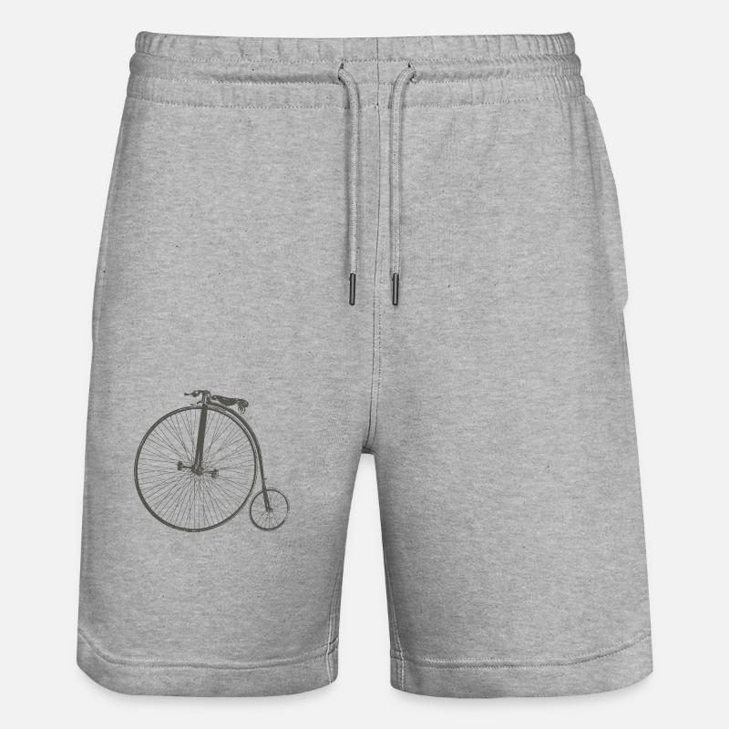 Penny farthing - Short de jogging bio TRAINER Stanley/Stella unisexe - gris chiné