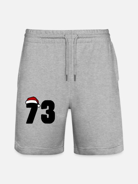 73 Numéro Noël - Short de jogging bio TRAINER Stanley/Stella unisexe - gris chiné