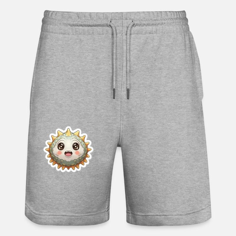 Amateur de poissons-globes - Short de jogging bio TRAINER Stanley/Stella unisexe - gris chiné