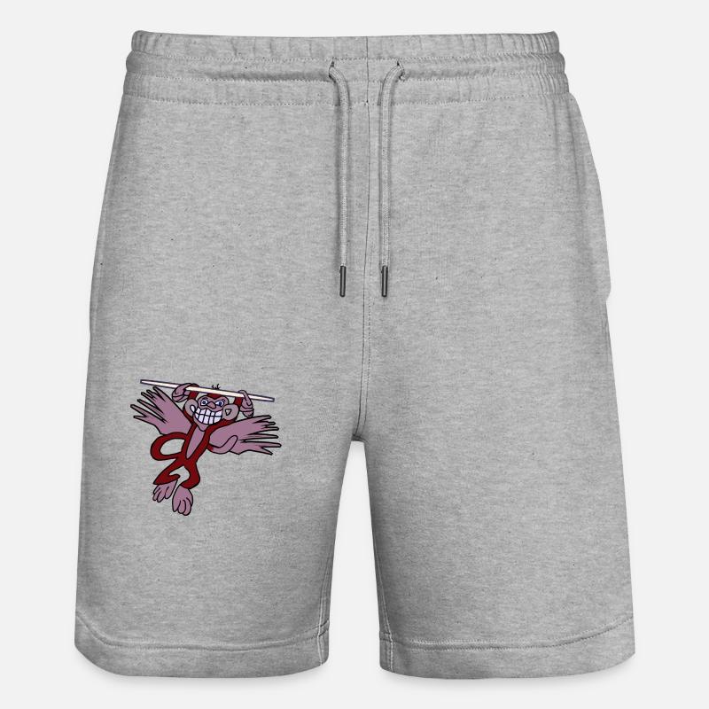 Mouche - Short de jogging bio TRAINER Stanley/Stella unisexe - gris chiné