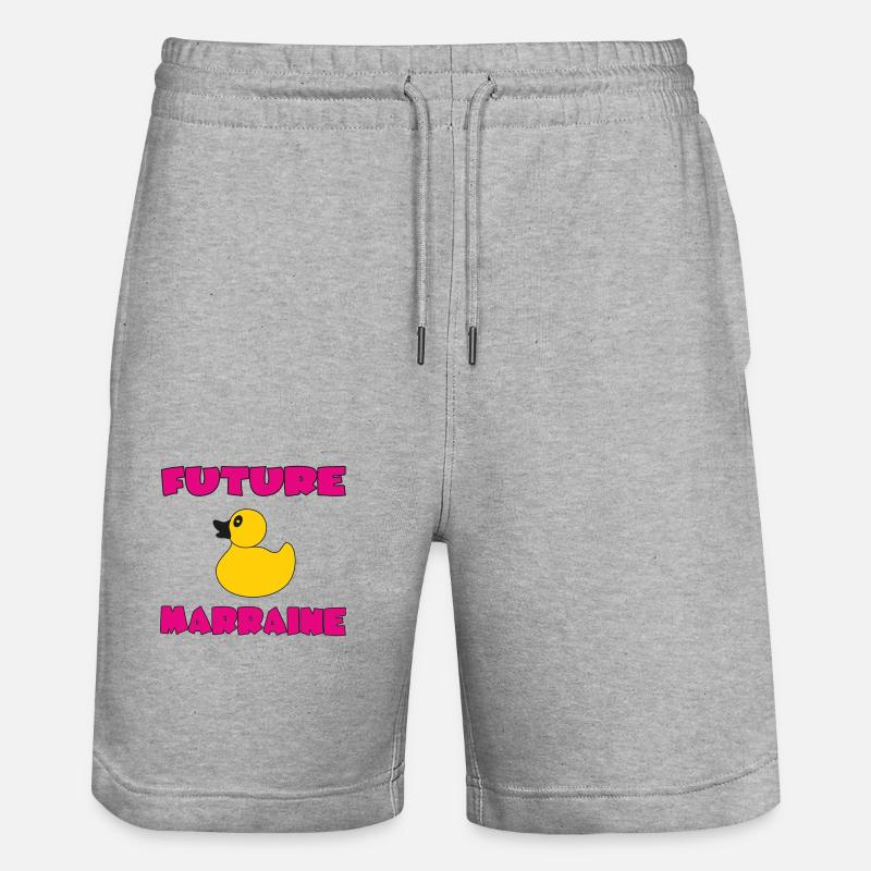 FUTURE MARRAINE - Short de jogging bio TRAINER Stanley/Stella unisexe - gris chiné