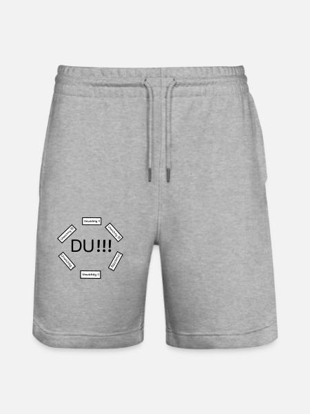 Vous êtes important - Short de jogging bio TRAINER Stanley/Stella unisexe - gris chiné