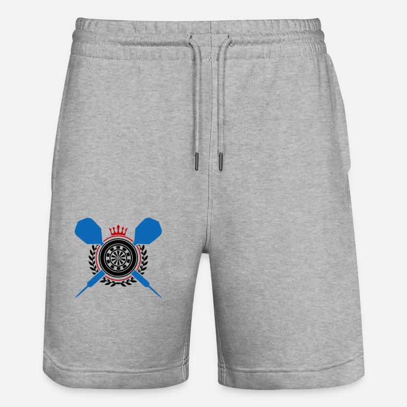 Fléchettes Fléchettes Fléchettes - Short de jogging bio TRAINER Stanley/Stella unisexe - gris chiné
