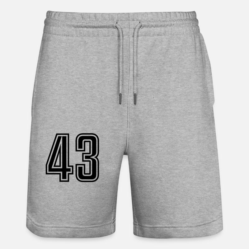 43 - Short de jogging bio TRAINER Stanley/Stella unisexe - gris chiné