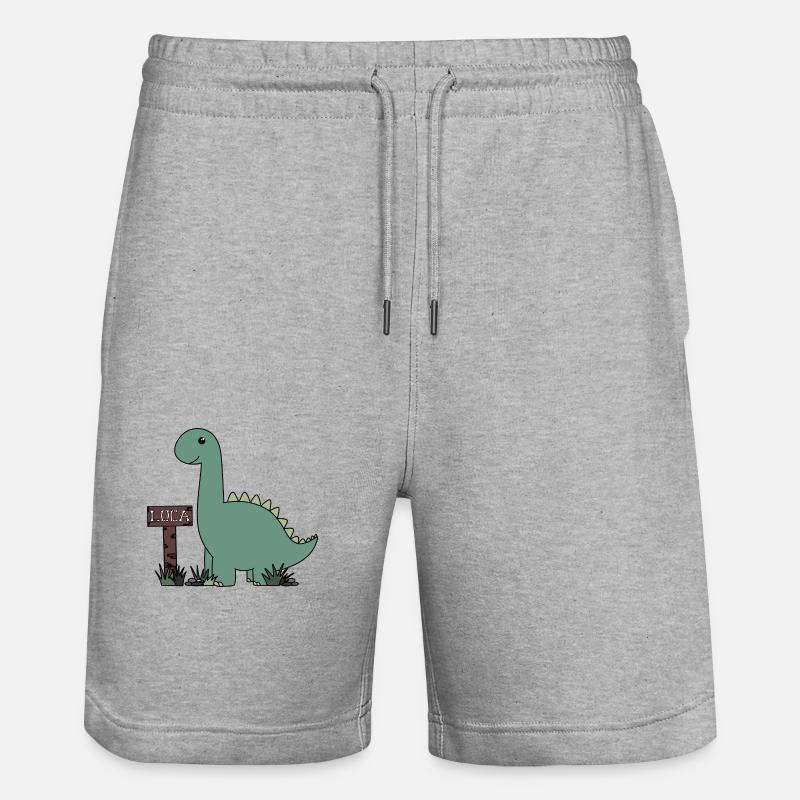Dino Luca - Short de jogging bio TRAINER Stanley/Stella unisexe - gris chiné