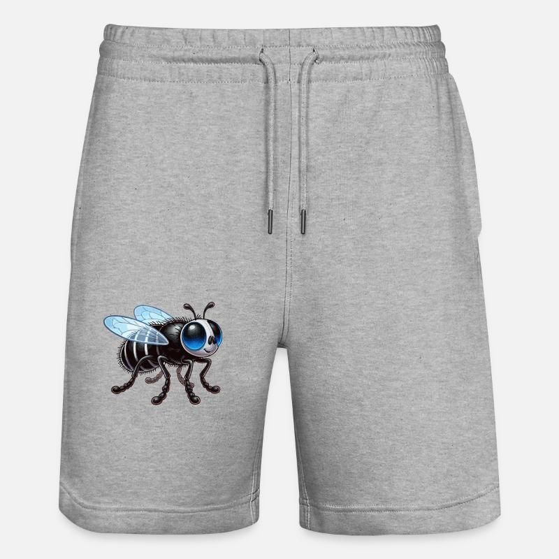 Mouche - Short de jogging bio TRAINER Stanley/Stella unisexe - gris chiné