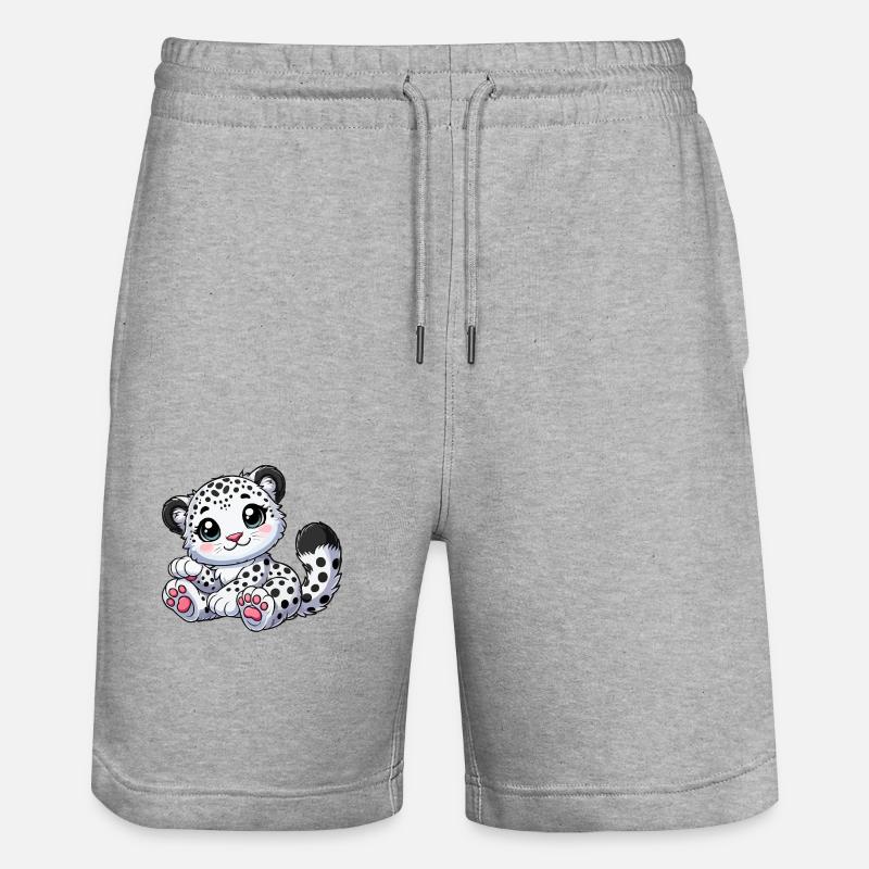 Once - Short de jogging bio TRAINER Stanley/Stella unisexe - gris chiné