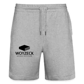 Woyzeck - Georg Büchner - Deutsch LK-Deutschlehrer - Stanley/Stella Unisex Bio Joggingshorts Trainer  - Grau meliert - Vorne - Nik (191cm) & Marisol (170cm)