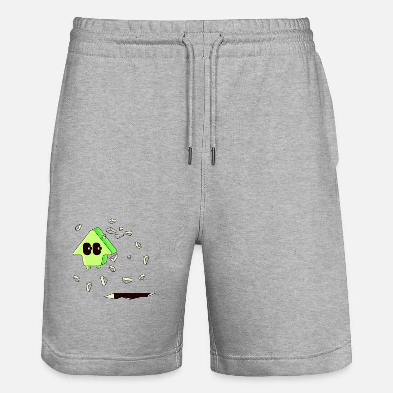 MONTÉE - Short de jogging bio TRAINER Stanley/Stella unisexe - gris chiné