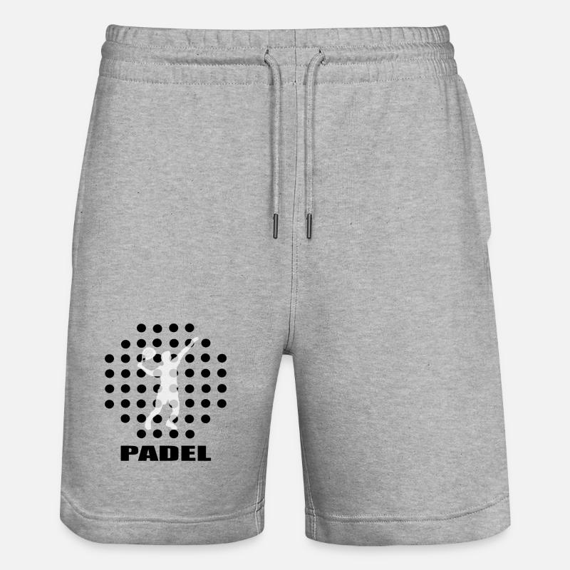 Padel - Short de jogging bio TRAINER Stanley/Stella unisexe - gris chiné