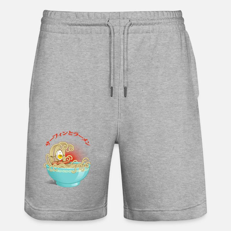 Surf et ramens - Short de jogging bio TRAINER Stanley/Stella unisexe - gris chiné