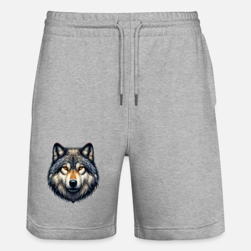 Loup - Short de jogging bio TRAINER Stanley/Stella unisexe - gris chiné