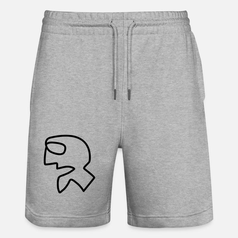 03 Primordial - Short de jogging bio TRAINER Stanley/Stella unisexe - gris chiné