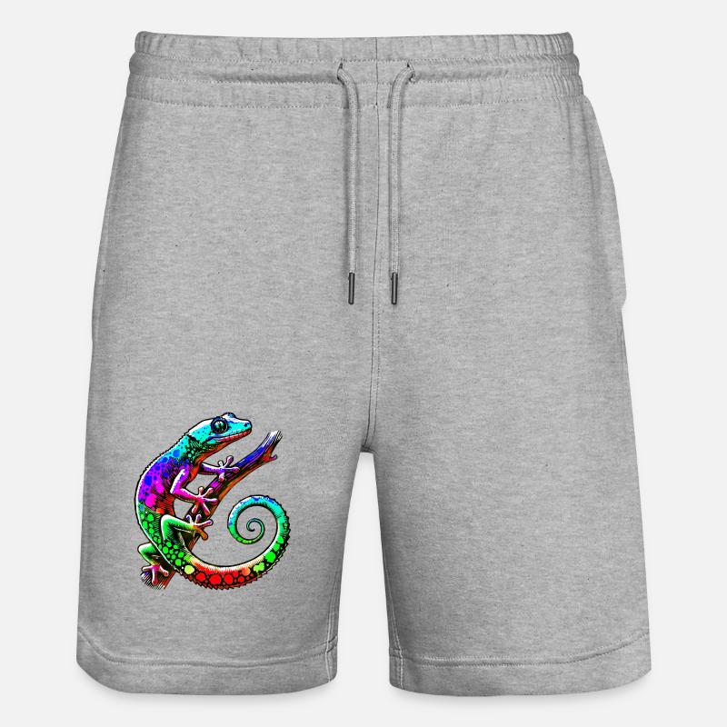 Gecko - Short de jogging bio TRAINER Stanley/Stella unisexe - gris chiné