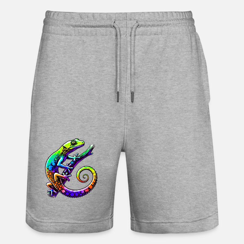 Gecko - Short de jogging bio TRAINER Stanley/Stella unisexe - gris chiné
