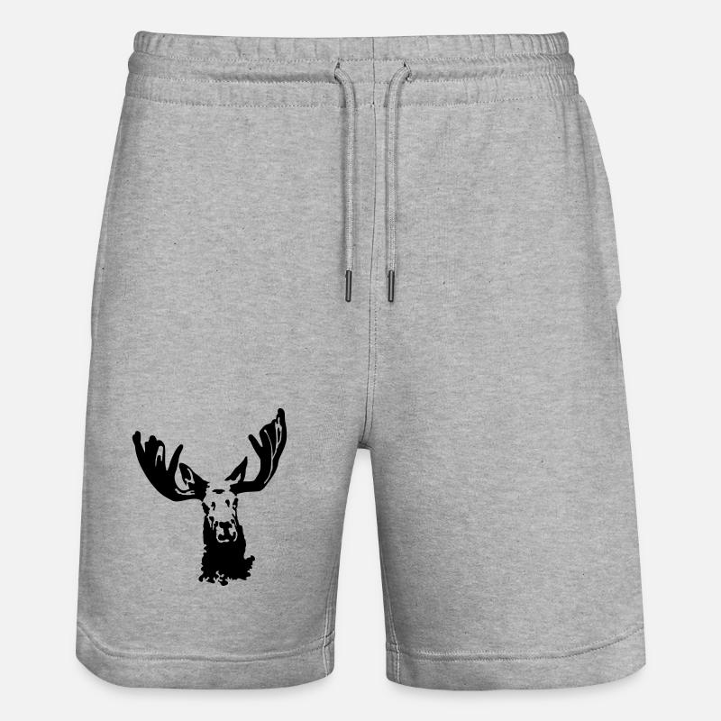 Élan - Short de jogging bio TRAINER Stanley/Stella unisexe - gris chiné