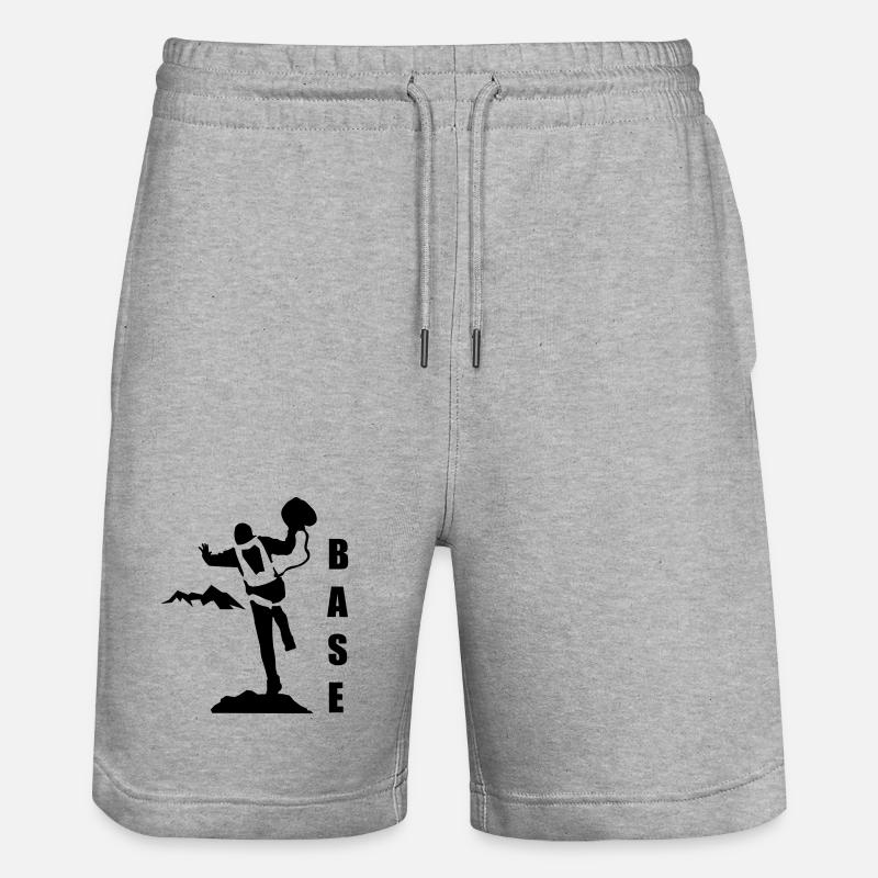 Saut de base - Short de jogging bio TRAINER Stanley/Stella unisexe - gris chiné