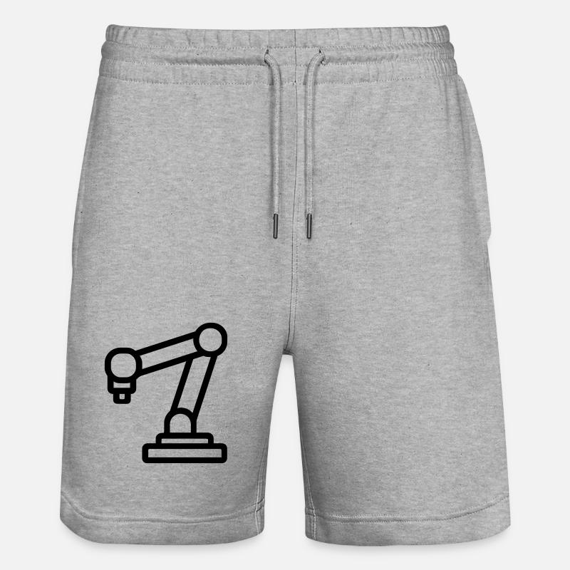 bras robotique - Short de jogging bio TRAINER Stanley/Stella unisexe - gris chiné