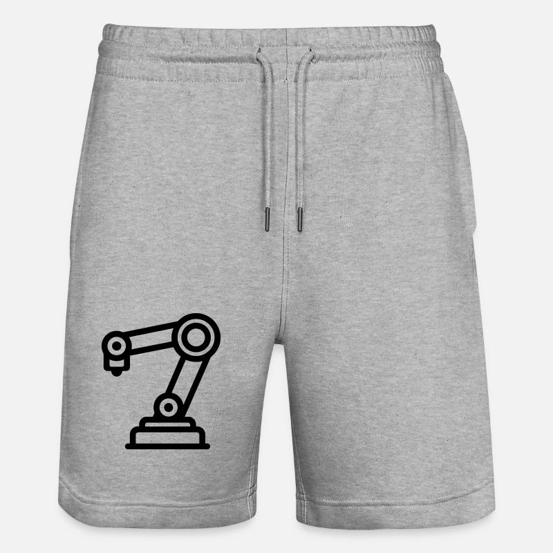bras robotique - Short de jogging bio TRAINER Stanley/Stella unisexe - gris chiné