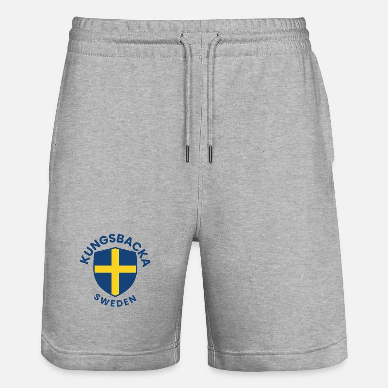Kungsbacka Sköld, Suède - Short de jogging bio TRAINER Stanley/Stella unisexe - gris chiné