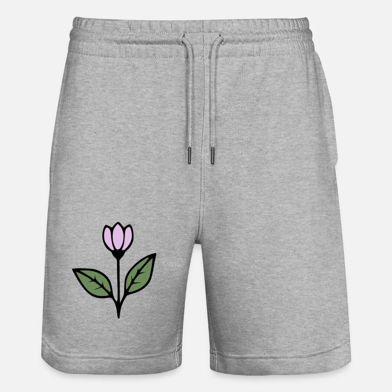 Geschenk Mutter Muttertag Geschenk Mama Geschenke - Stanley/Stella Unisex Bio Joggingshorts Trainer  - Grau meliert